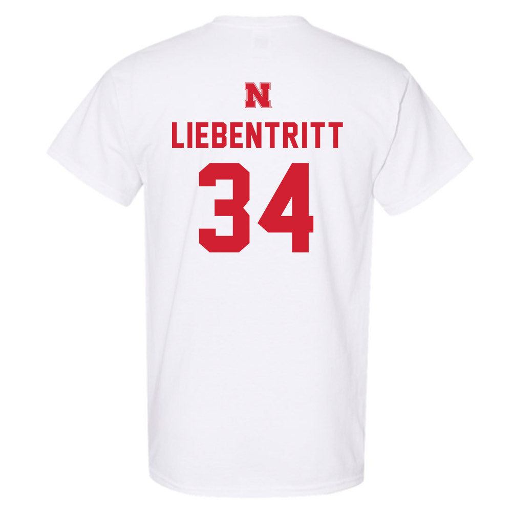 Nebraska - NCAA Football : Barret Liebentritt - T-Shirt Sports Shersey