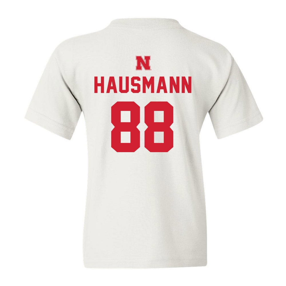 Nebraska - NCAA Football : Cooper Hausmann - Youth T-Shirt Sports Shersey