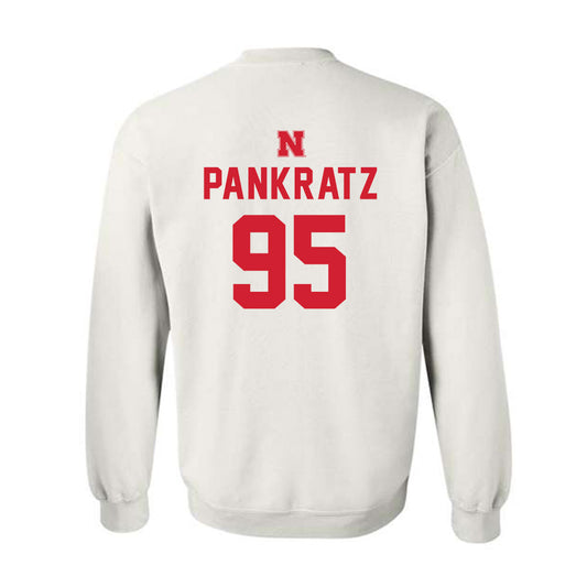 Nebraska - NCAA Football : Spencer Pankratz - Crewneck Sweatshirt Sports Shersey