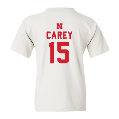 Nebraska - NCAA Baseball : Dylan Carey - Youth T-Shirt Sports Shersey