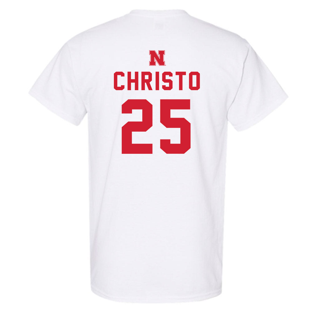 Nebraska - NCAA Baseball : Drew Christo - T-Shirt Sports Shersey