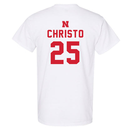 Nebraska - NCAA Baseball : Drew Christo - T-Shirt Sports Shersey