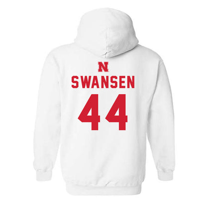 Nebraska - NCAA Baseball : Gabe Swansen - Hooded Sweatshirt Sports Shersey