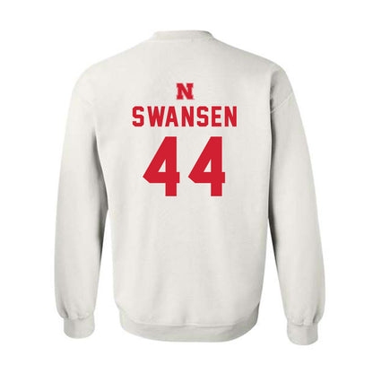 Nebraska - NCAA Baseball : Gabe Swansen - Crewneck Sweatshirt Sports Shersey