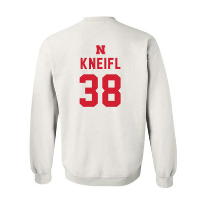 Nebraska - NCAA Baseball : Brooks Kneifl - Crewneck Sweatshirt Sports Shersey