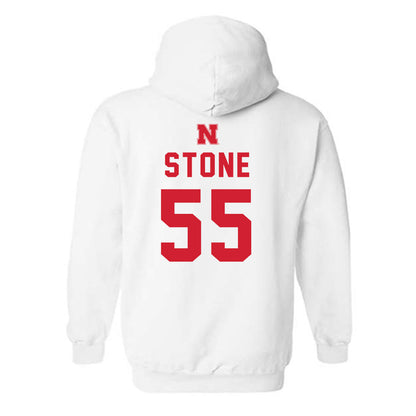 Nebraska - NCAA Baseball : Tyler Stone - Hooded Sweatshirt Sports Shersey