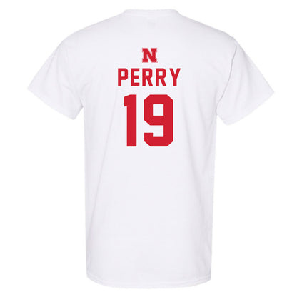 Nebraska - NCAA Baseball : Kyle Perry - T-Shirt Sports Shersey