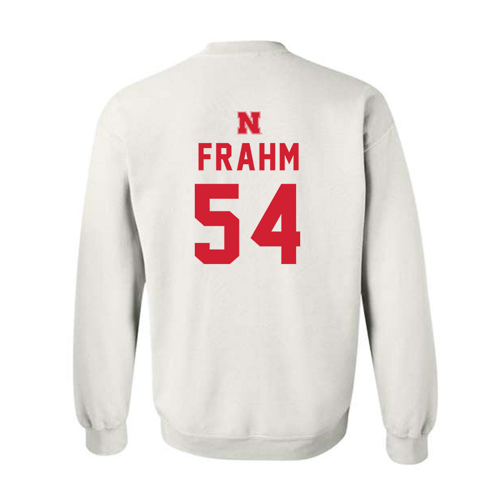 Nebraska - NCAA Baseball : Trey Frahm - Crewneck Sweatshirt Sports Shersey