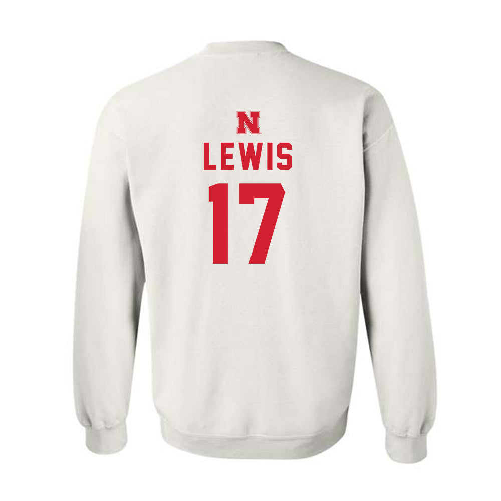 Nebraska - NCAA Baseball : Hayden Lewis - Crewneck Sweatshirt Sports Shersey