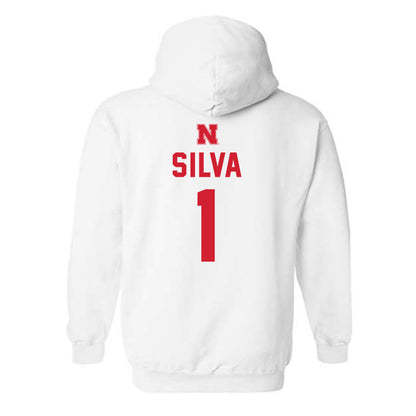 Nebraska - NCAA Baseball : Riley Silva - Hooded Sweatshirt Sports Shersey