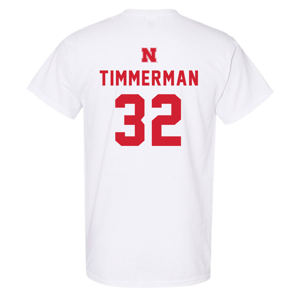 Nebraska - NCAA Baseball : Tucker Timmerman - T-Shirt Sports Shersey