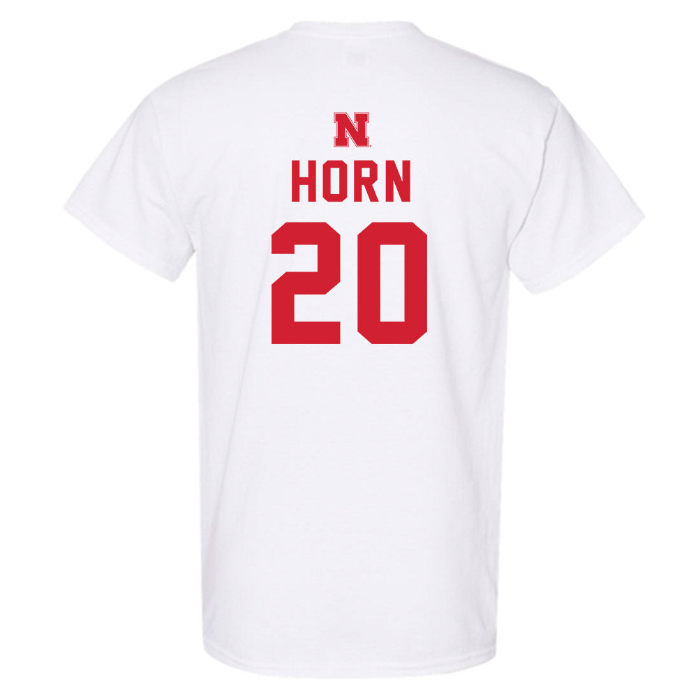 Nebraska - NCAA Baseball : Tyner Horn - T-Shirt Sports Shersey