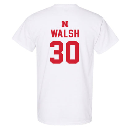 Nebraska - NCAA Baseball : Will Walsh - T-Shirt Sports Shersey