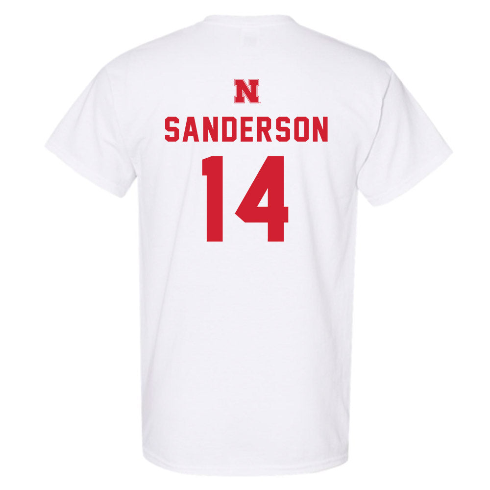 Nebraska - NCAA Baseball : Case Sanderson - T-Shirt Sports Shersey