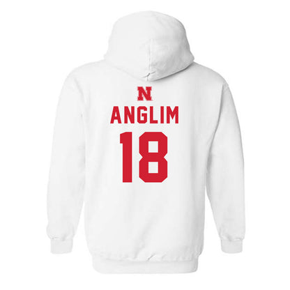 Nebraska - NCAA Baseball : Garrett Anglim - Hooded Sweatshirt Sports Shersey