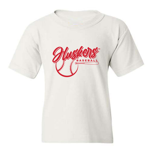 Nebraska - NCAA Baseball : Kyle Froehlich - Youth T-Shirt Sports Shersey