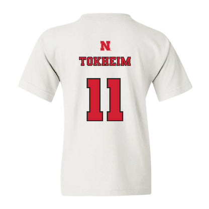 Nebraska - NCAA Softball : Talia Tokheim - Youth T-Shirt Sports Shersey