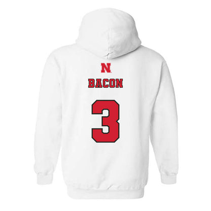 Nebraska - NCAA Softball : Bella Bacon - Hooded Sweatshirt Sports Shersey