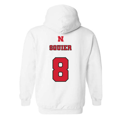 Nebraska - NCAA Softball : Abbie Squier - Hooded Sweatshirt Sports Shersey
