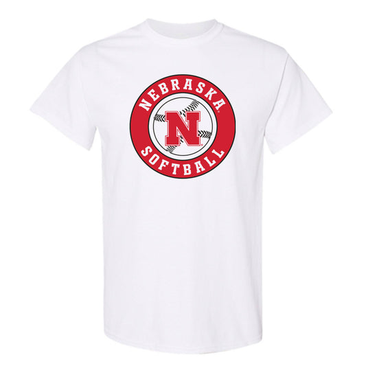 Nebraska - NCAA Softball : Abbie Squier - T-Shirt Sports Shersey