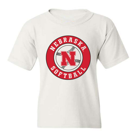 Nebraska - NCAA Softball : Abbie Squier - Youth T-Shirt Sports Shersey