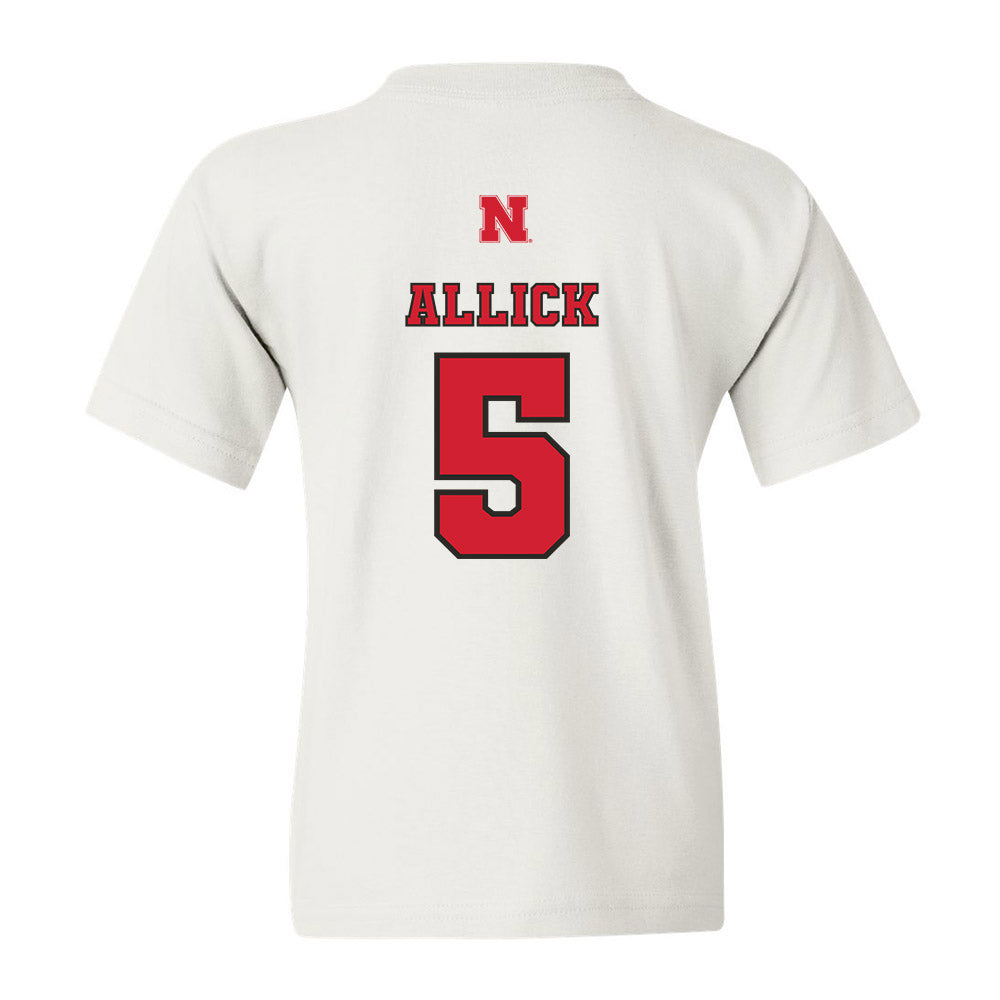 Nebraska - NCAA Women's Volleyball : Rebekah Allick Youth T-Shirt