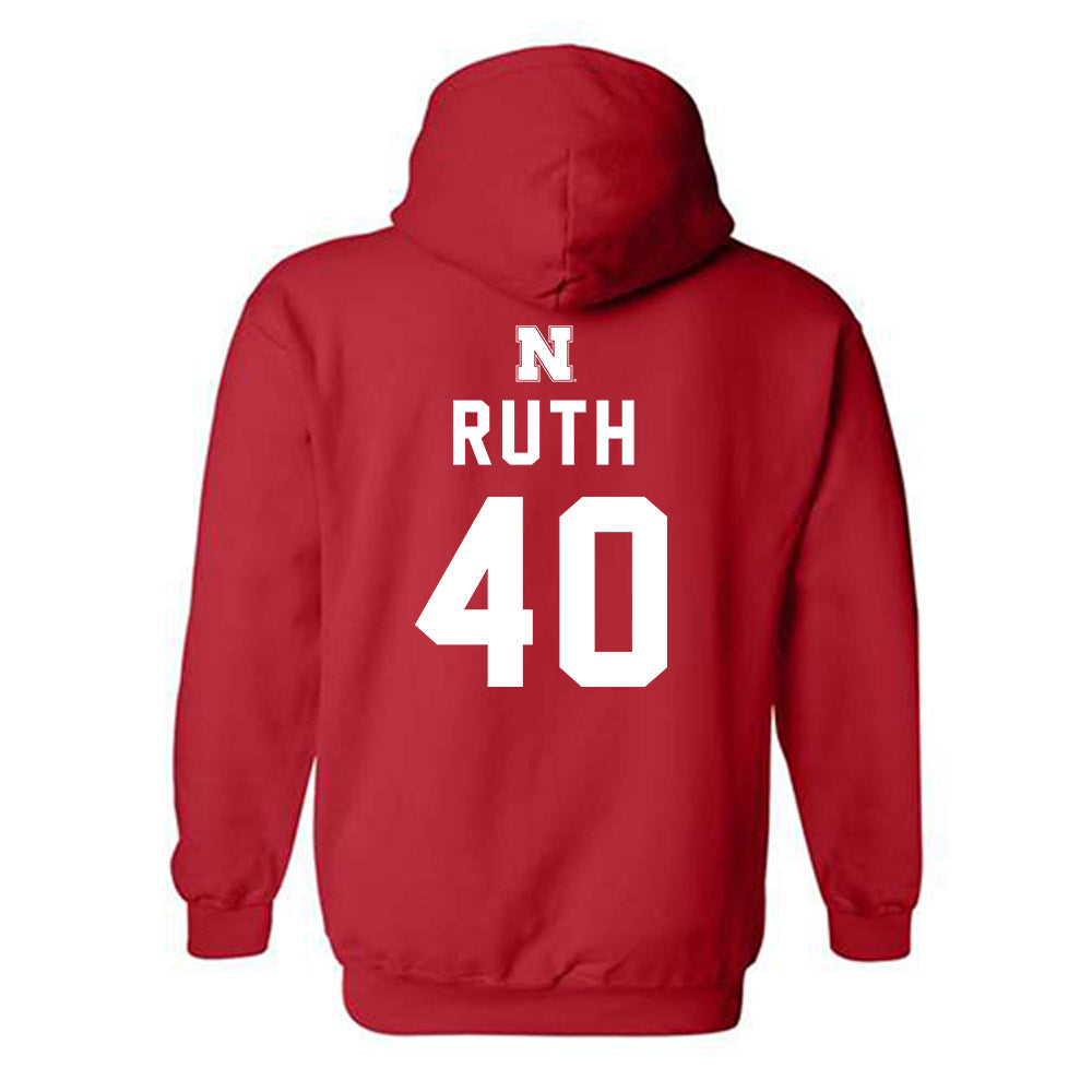 Nebraska - NCAA Football : Trevor Ruth - Hooded Sweatshirt