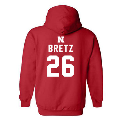 Nebraska - NCAA Football : Koby Bretz Hooded Sweatshirt