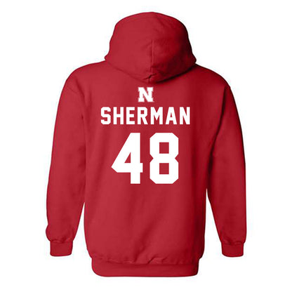 Nebraska - NCAA Football : Mekhail Sherman - Hooded Sweatshirt