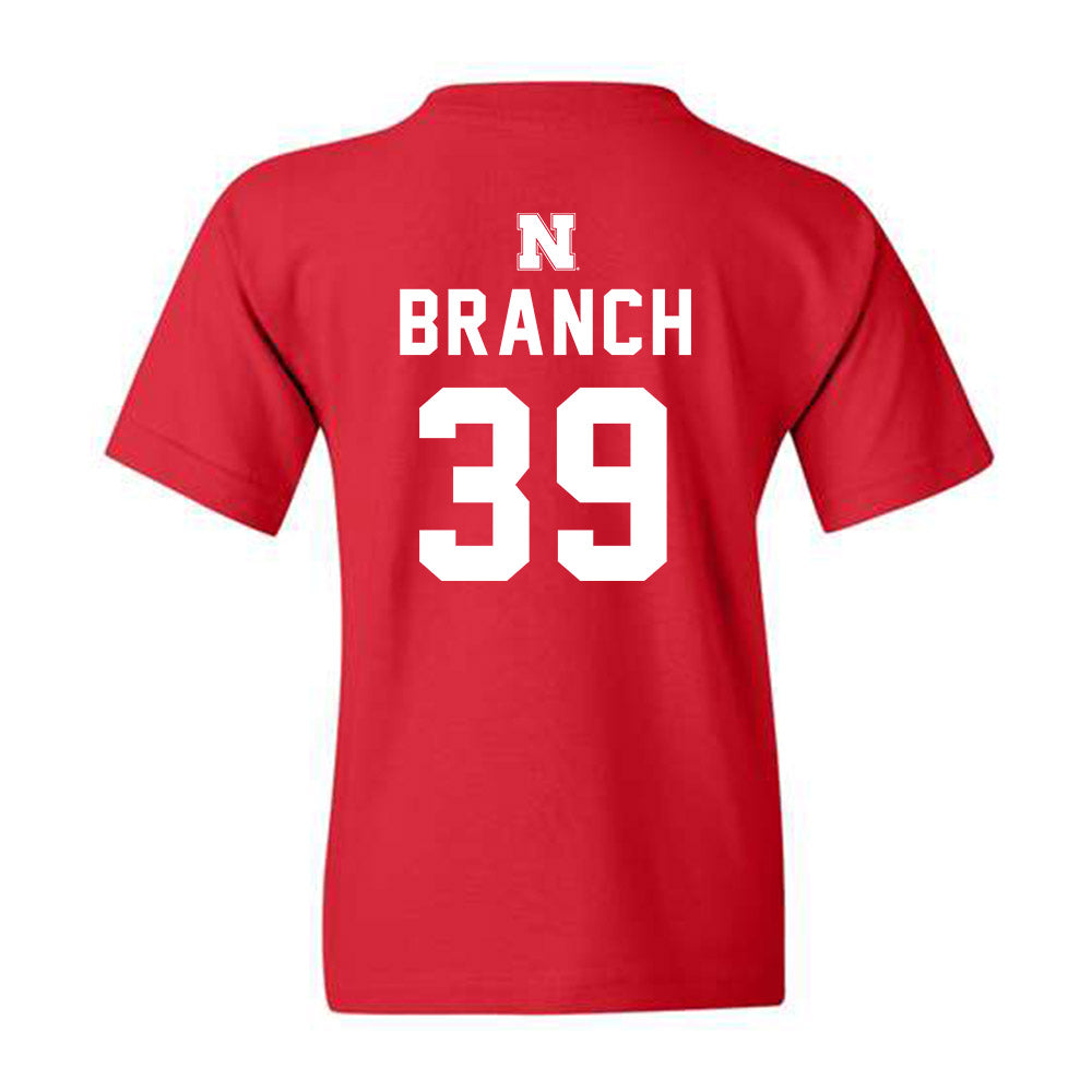 Nebraska - NCAA Football : Derek Branch Youth T-Shirt