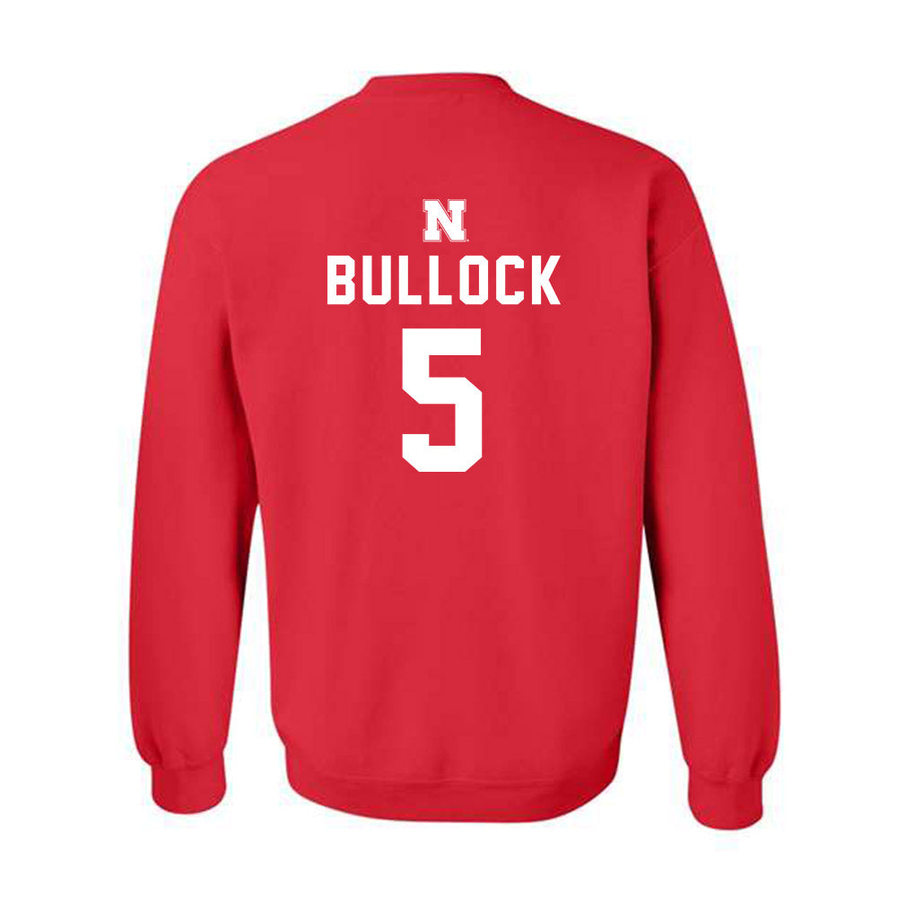 Nebraska - NCAA Football : John Bullock - Crewneck Sweatshirt Replica Shersey