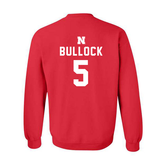 Nebraska - NCAA Football : John Bullock - Crewneck Sweatshirt Replica Shersey