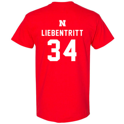 Nebraska - NCAA Football : Barret Liebentritt - T-Shirt Replica Shersey