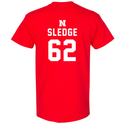 Nebraska - NCAA Football : Sam Sledge - T-Shirt Replica Shersey