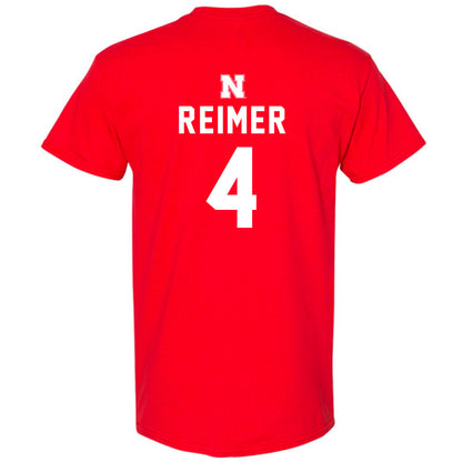 Nebraska - NCAA Football : Luke Reimer - T-Shirt Replica Shersey