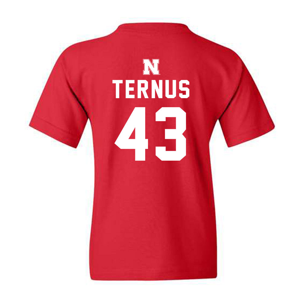 Nebraska - NCAA Football : Landon Ternus - Youth T-Shirt