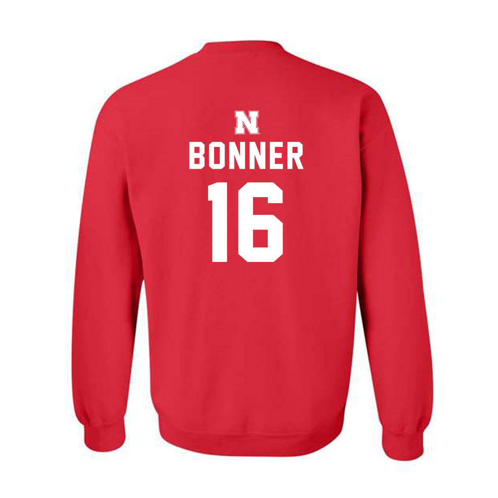 Nebraska - NCAA Football : Janiran Bonner - Crewneck Sweatshirt Replica Shersey