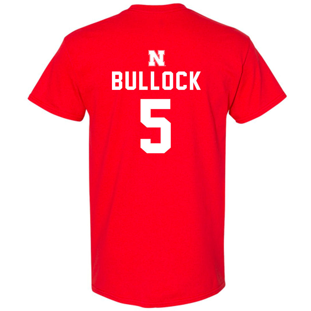 Nebraska - NCAA Football : John Bullock - T-Shirt Replica Shersey