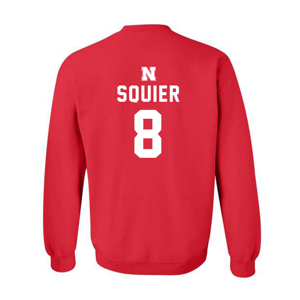 Nebraska - NCAA Softball : Abbie Squier - Crewneck Sweatshirt Replica Shersey