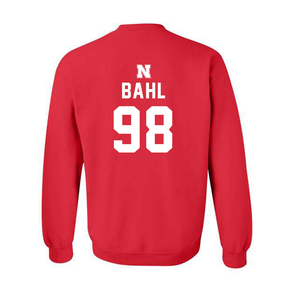 Nebraska - NCAA Softball : Jordyn Bahl - Crewneck Sweatshirt Replica Shersey