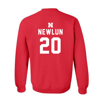 Nebraska - NCAA Softball : Abbey Newlun - Crewneck Sweatshirt Replica Shersey