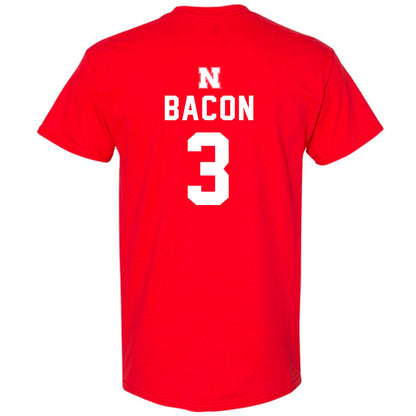 Nebraska - NCAA Softball : Bella Bacon - T-Shirt Replica Shersey