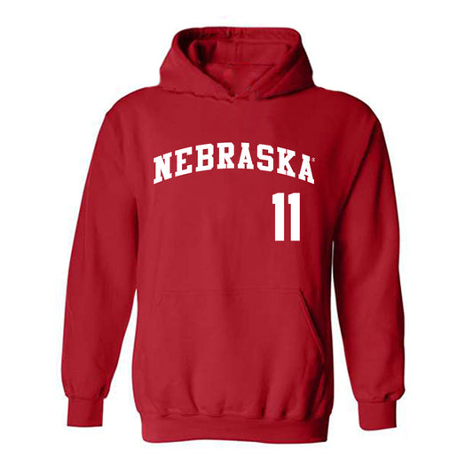 Nebraska - NCAA Softball : Talia Tokheim - Hooded Sweatshirt Replica Shersey