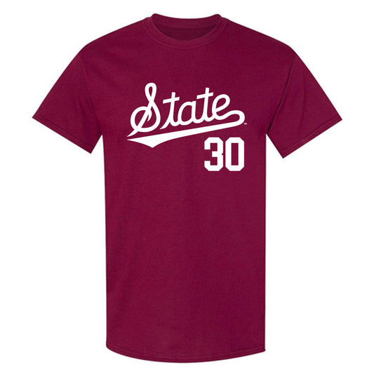 Mississippi State - NCAA Baseball : Bradley Loftin - T-Shirt Sports Shersey