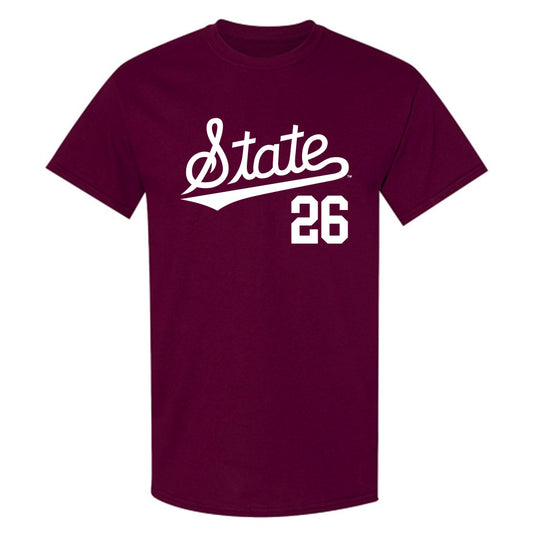 Mississippi State - NCAA Baseball : Tyson Hardin - T-Shirt Sports Shersey