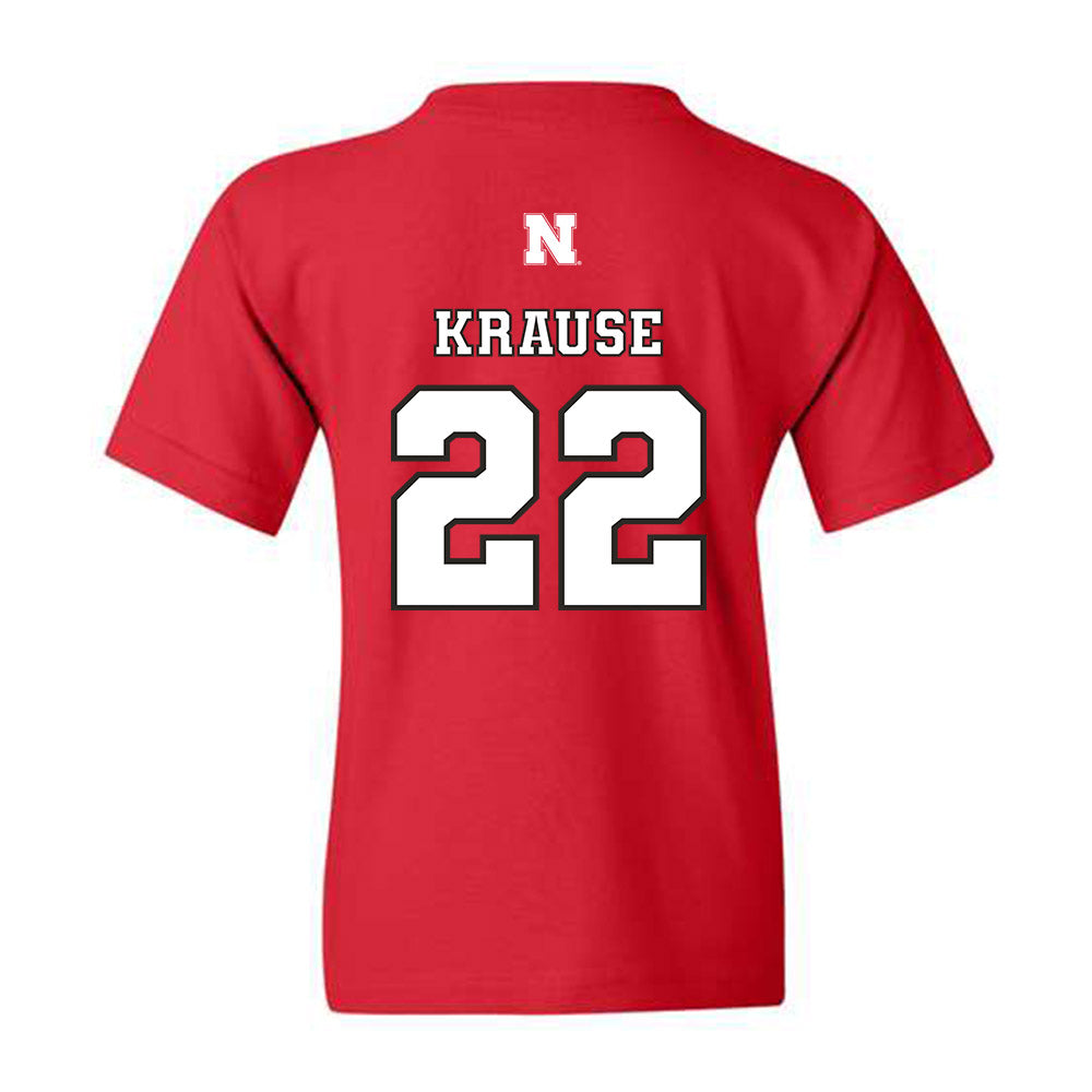 Nebraska - NCAA Women's Volleyball : Lindsay Krause Youth T-Shirt