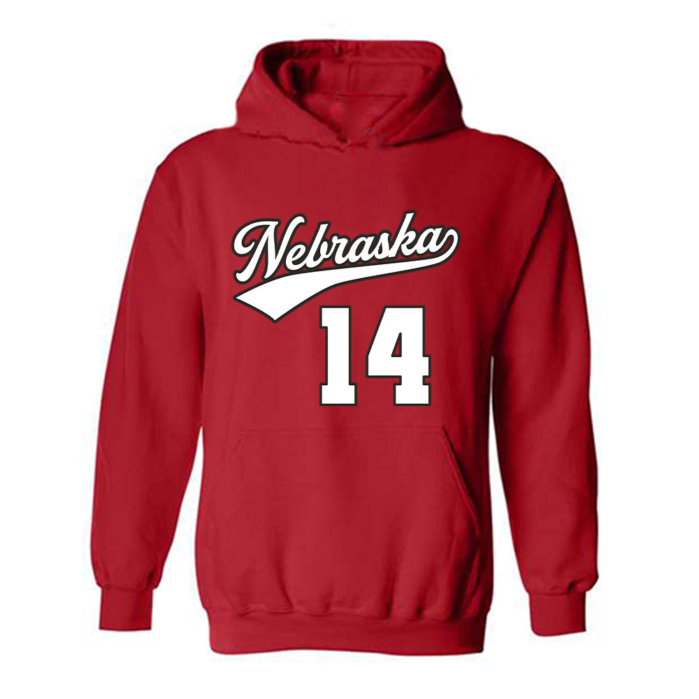 Nebraska - NCAA Women's Volleyball : Allysa Batenhorst Hooded Sweatshirt
