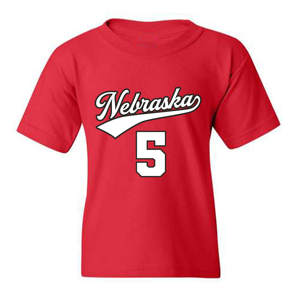 Nebraska - NCAA Women's Volleyball : Rebekah Allick Youth T-Shirt