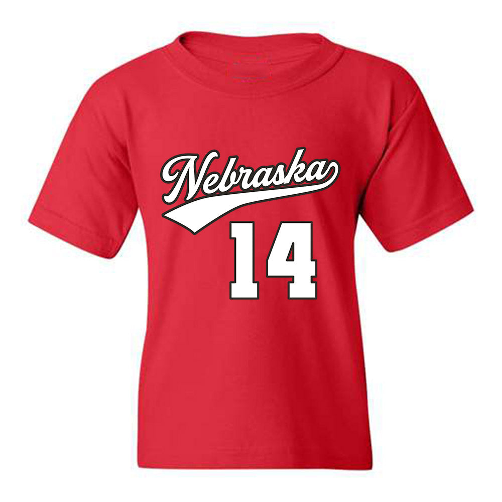 Nebraska - NCAA Women's Volleyball : Allysa Batenhorst - Youth T-Shirt