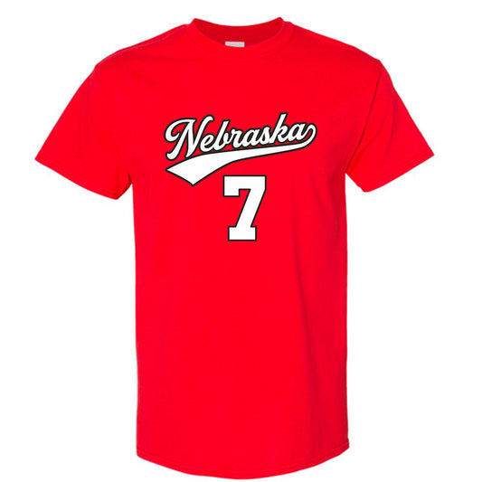 Nebraska - NCAA Women's Volleyball : Maisie Boesiger Short Sleeve T-Shirt
